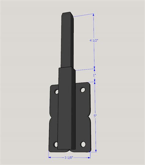 side mount handrail bracket